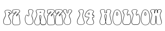 FZ JAZZY 14 HOLLOW Font Image