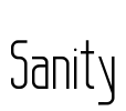 Sanity Font Image