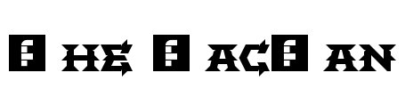 The PacMan Font Image