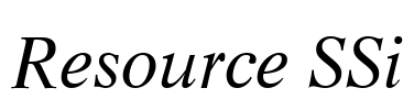 Resource SSi Font Image