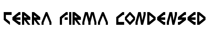 Terra Firma Condensed Font Image