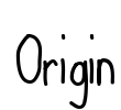 Origin Font Image