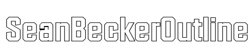 SeanBeckerOutline