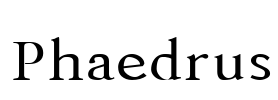 Phaedrus Font Image