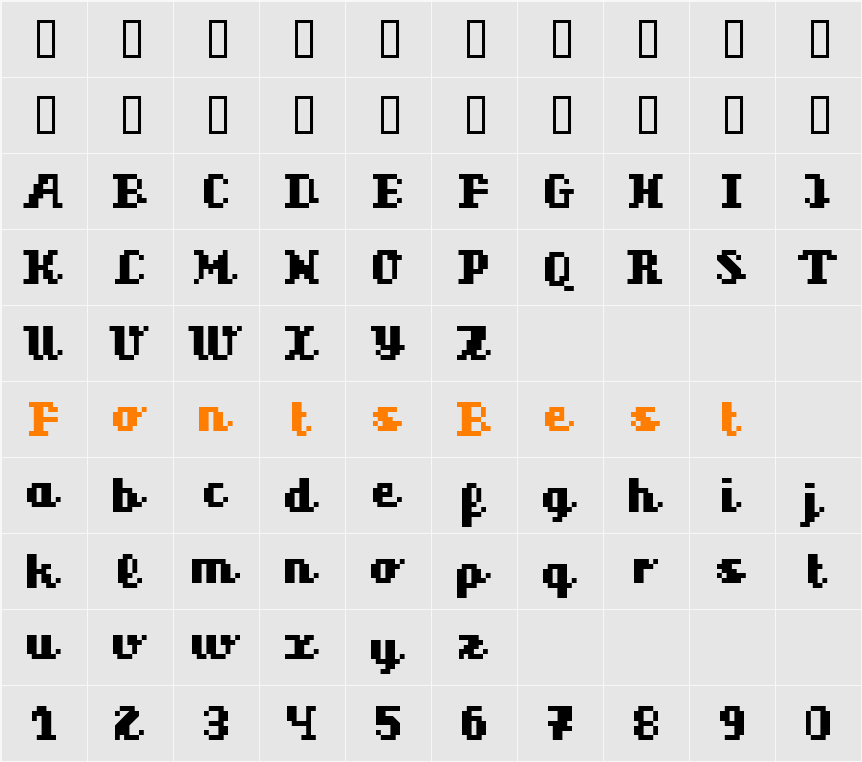 superscript Character Map
