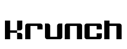 Krunch Font Image