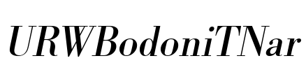 URWBodoniTNar