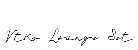 Vtks Lounge Set Font Image