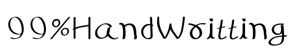 99%HandWritting