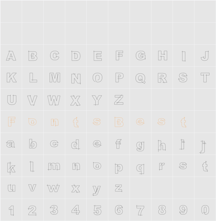 LGf Besitos Round Character Map