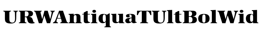 URWAntiquaTUltBolWid