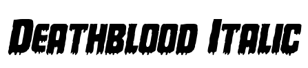 Deathblood Italic