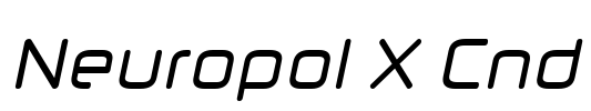 Neuropol X Cnd Font Image