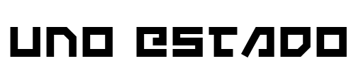 Uno Estado Font Image
