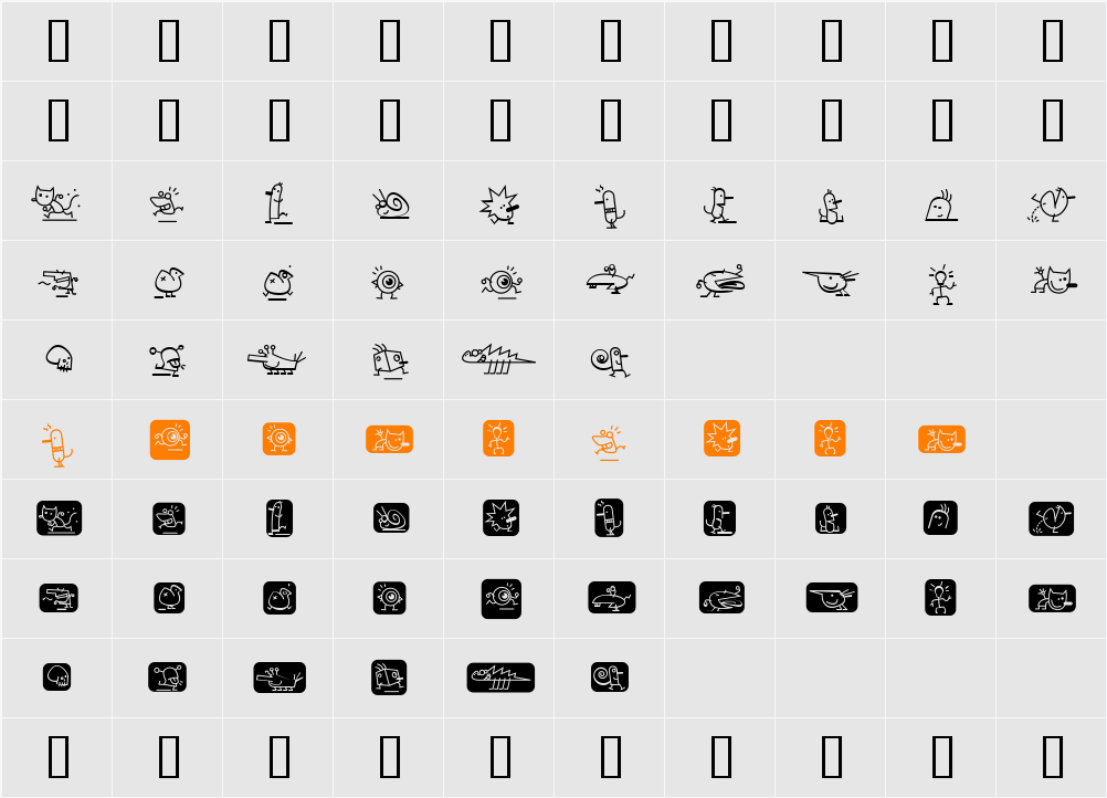 buddies Character Map