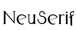 NeuSerif Font Image
