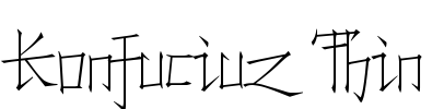 Konfuciuz Thin