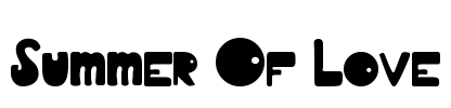 Summer Of Love Font Image