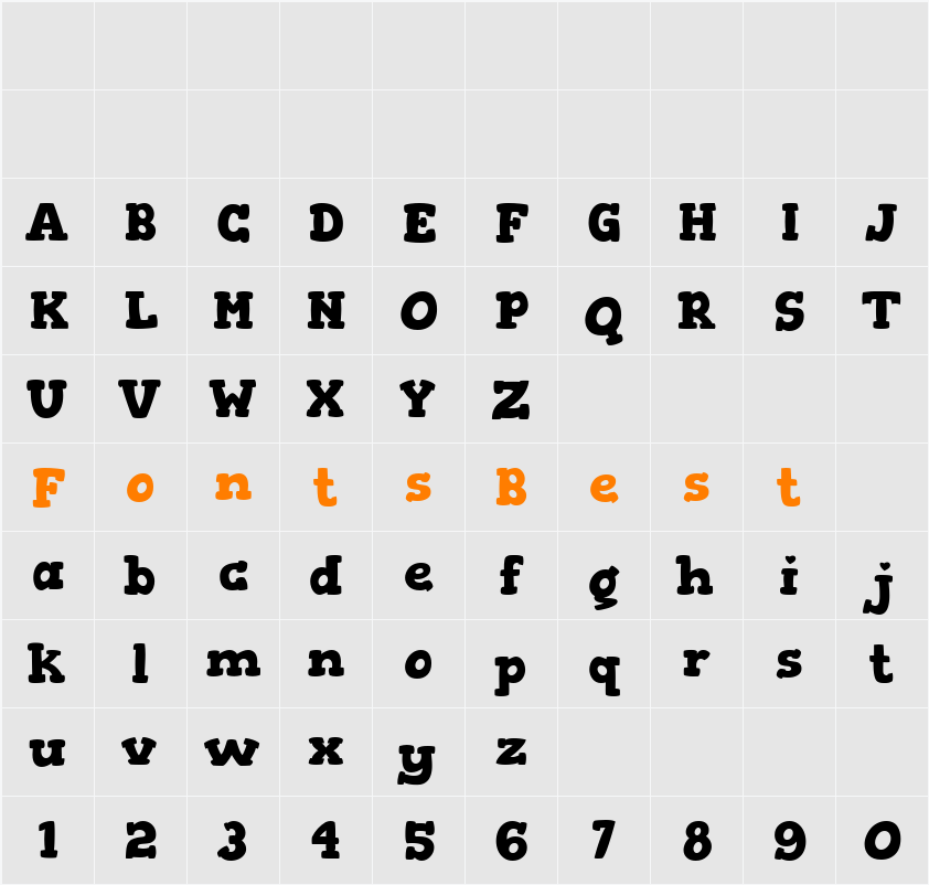 Gorditas Character Map
