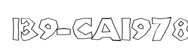 139-CAI978 Font Image