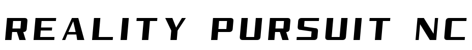 Reality Pursuit NC Font Image