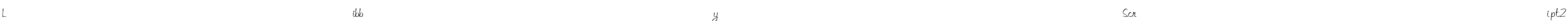 LibbyScript2 Font Image