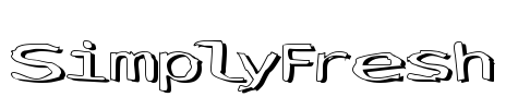 SimplyFresh Font Image