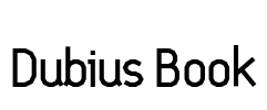Dubius Book Font Image