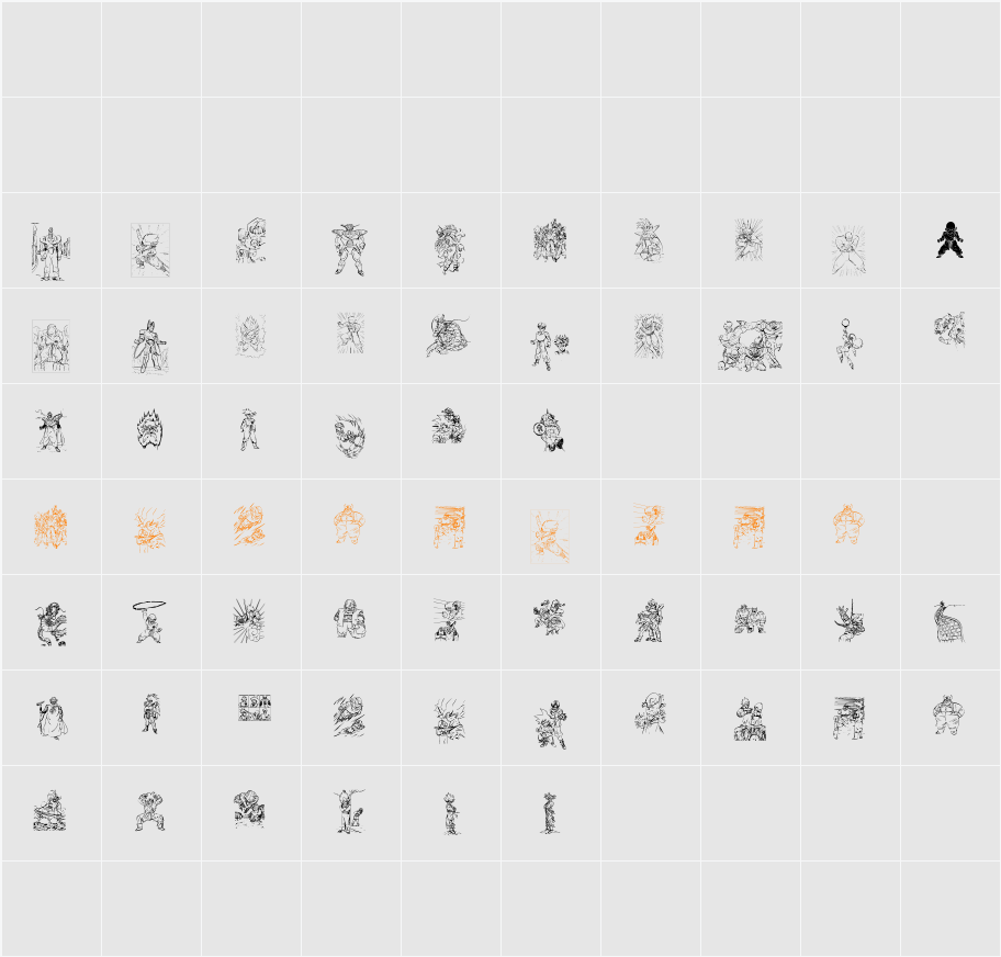 Dragon ball tfb Character Map