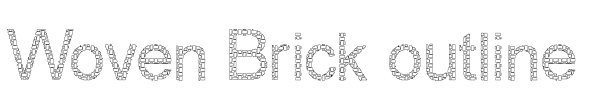 Woven Brick outline