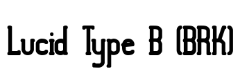 Lucid Type B (BRK)