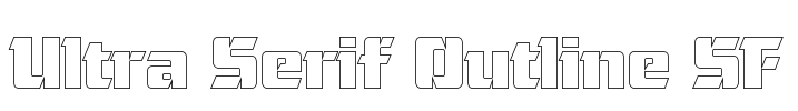Ultra Serif Outline SF