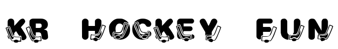 KR Hockey Fun Font Image