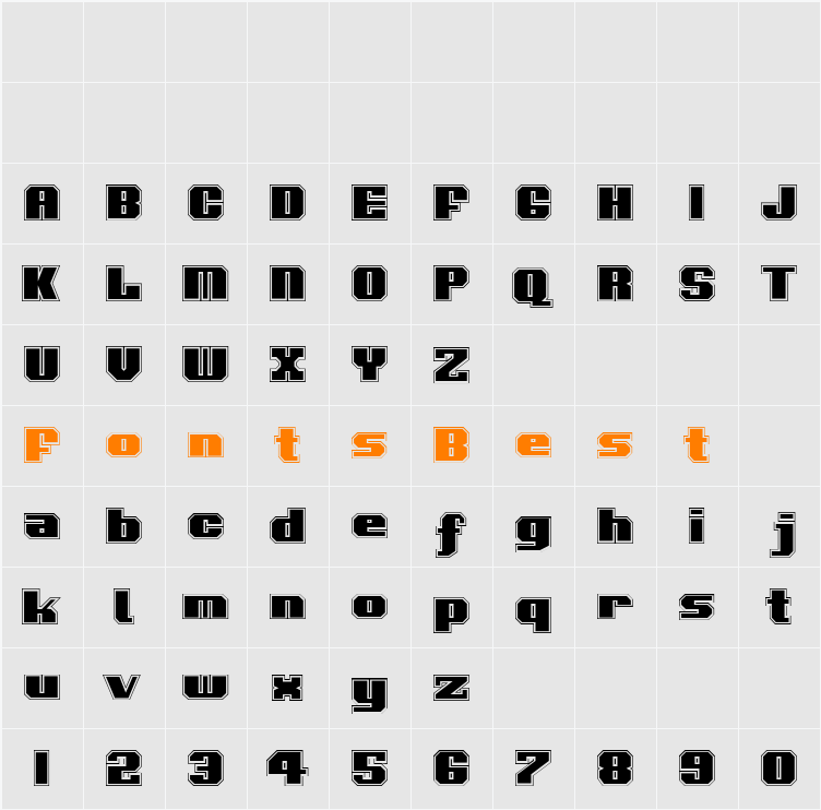Voortrekker Pro Character Map