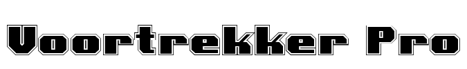 Voortrekker Pro Font Image