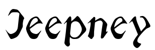 Jeepney Font Image