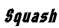 Squash Font Image
