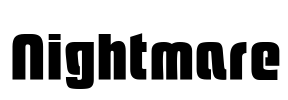 Nightmare Font Image