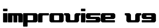 improvise v9 Font Image