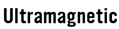 Ultramagnetic Font Image
