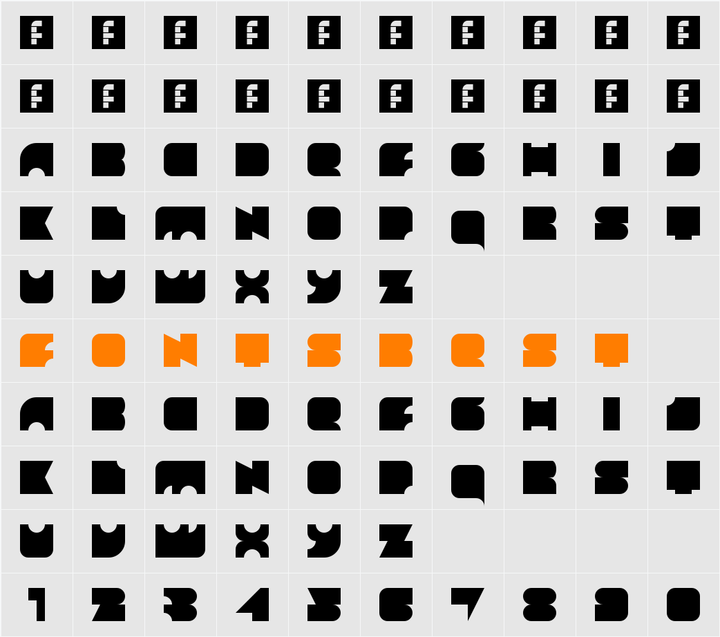 Bulat Character Map