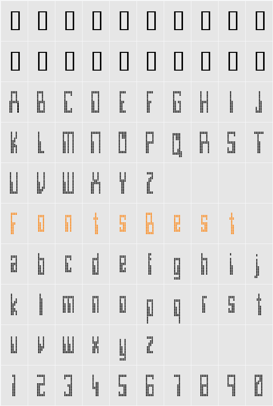 Omega Character Map