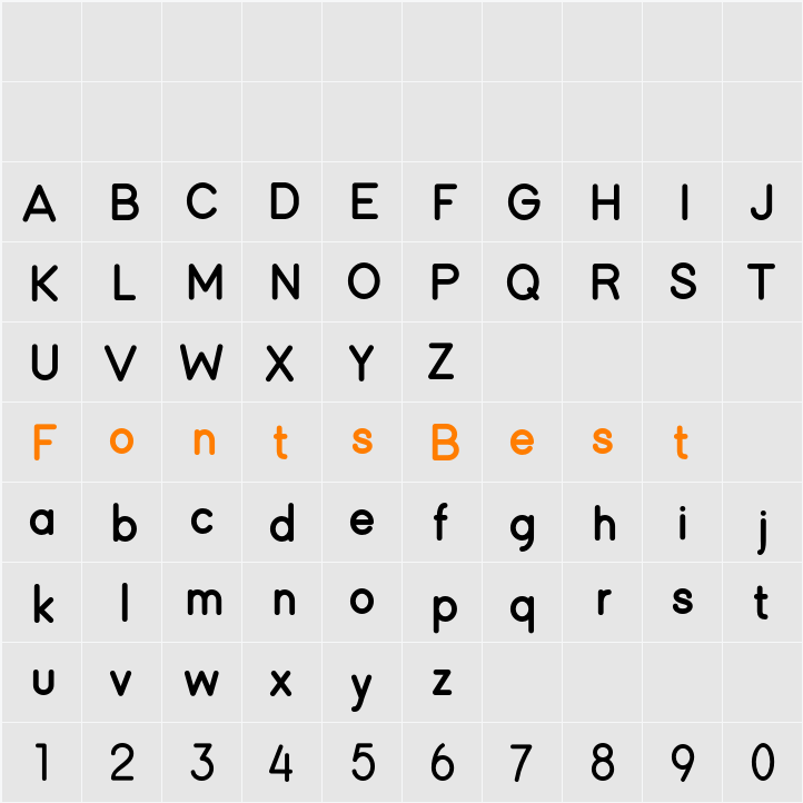 roung Character Map