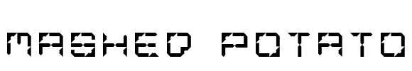 Mashed Potato Font Image