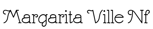 Margarita Ville Nf Font Image