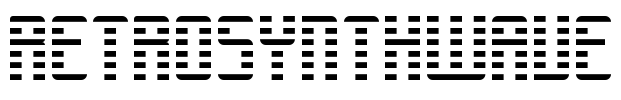 RETROSYNTHWAVE Font Image