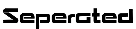 Seperated Font Image