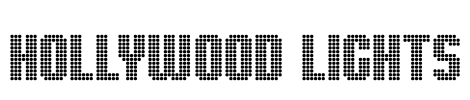 Hollywood Lights Font Image