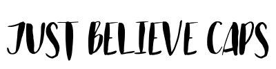 Just Believe Caps