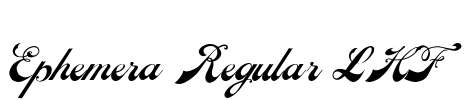Ephemera Regular LHF Font Image